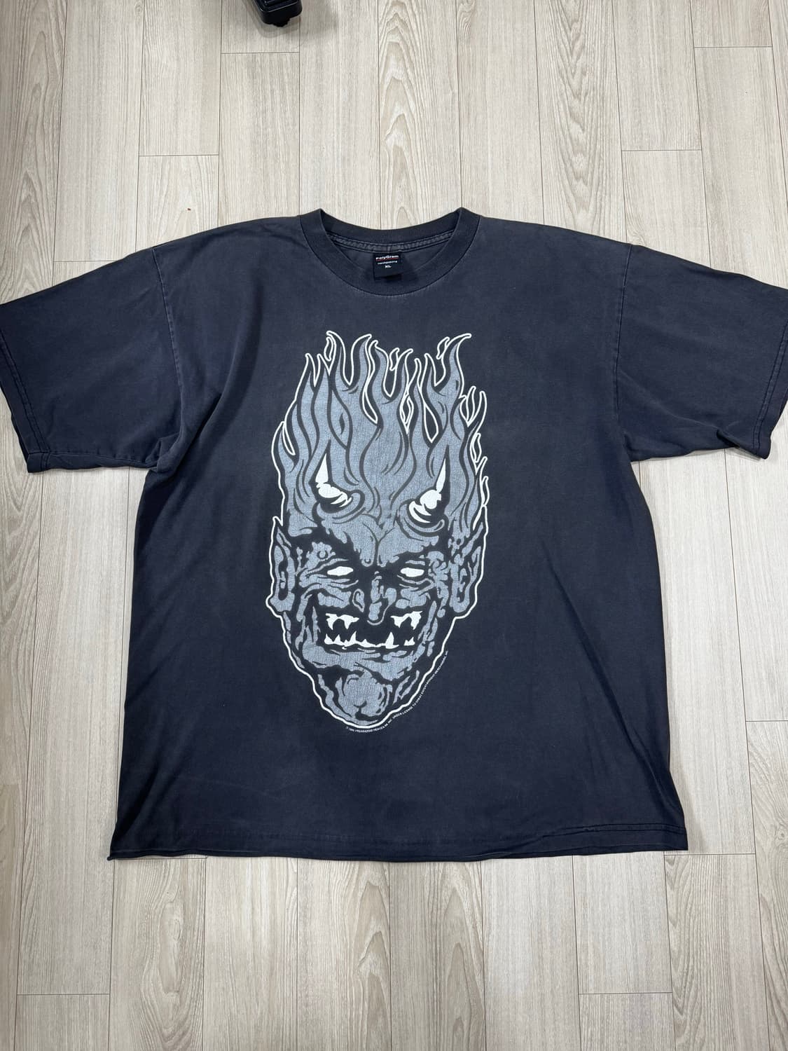 빈티지 화이트 좀비 티셔츠 상품이미지2