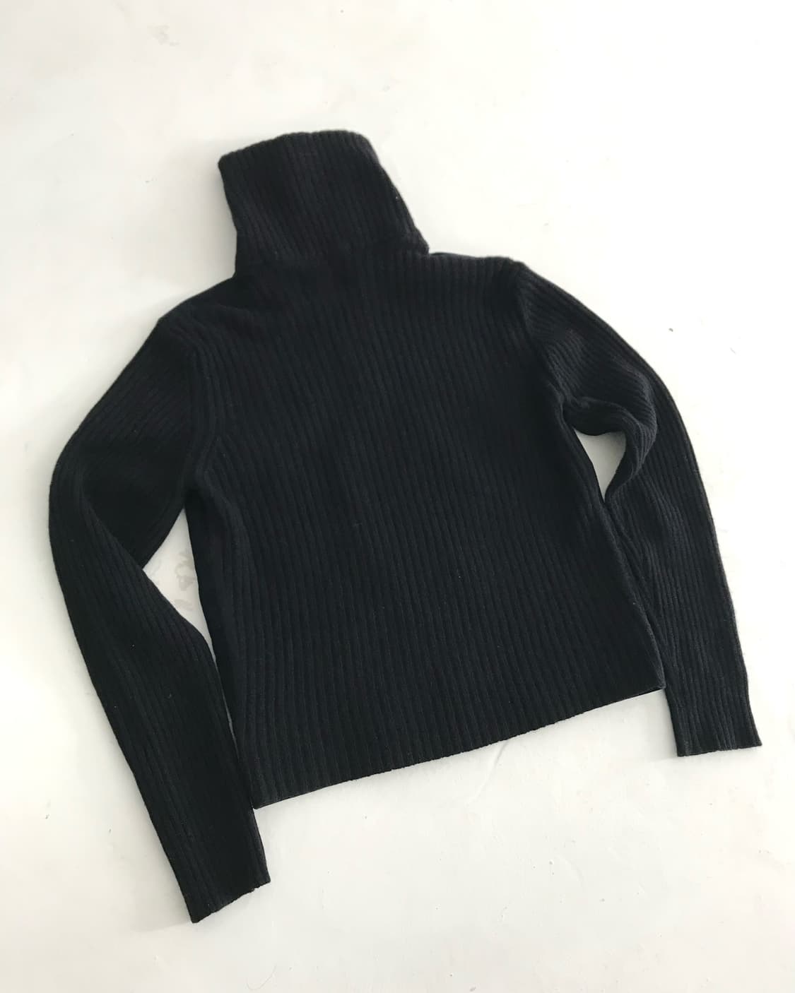 Sisley navy knit/corduroy zip-up jacket 상품이미지4