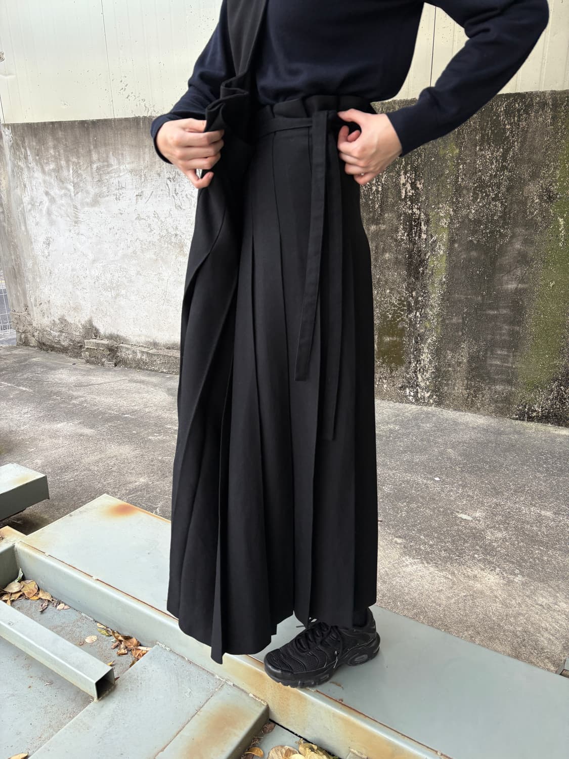 A/T 아츠로 타야마 비대칭 랩 원피스 상품이미지4