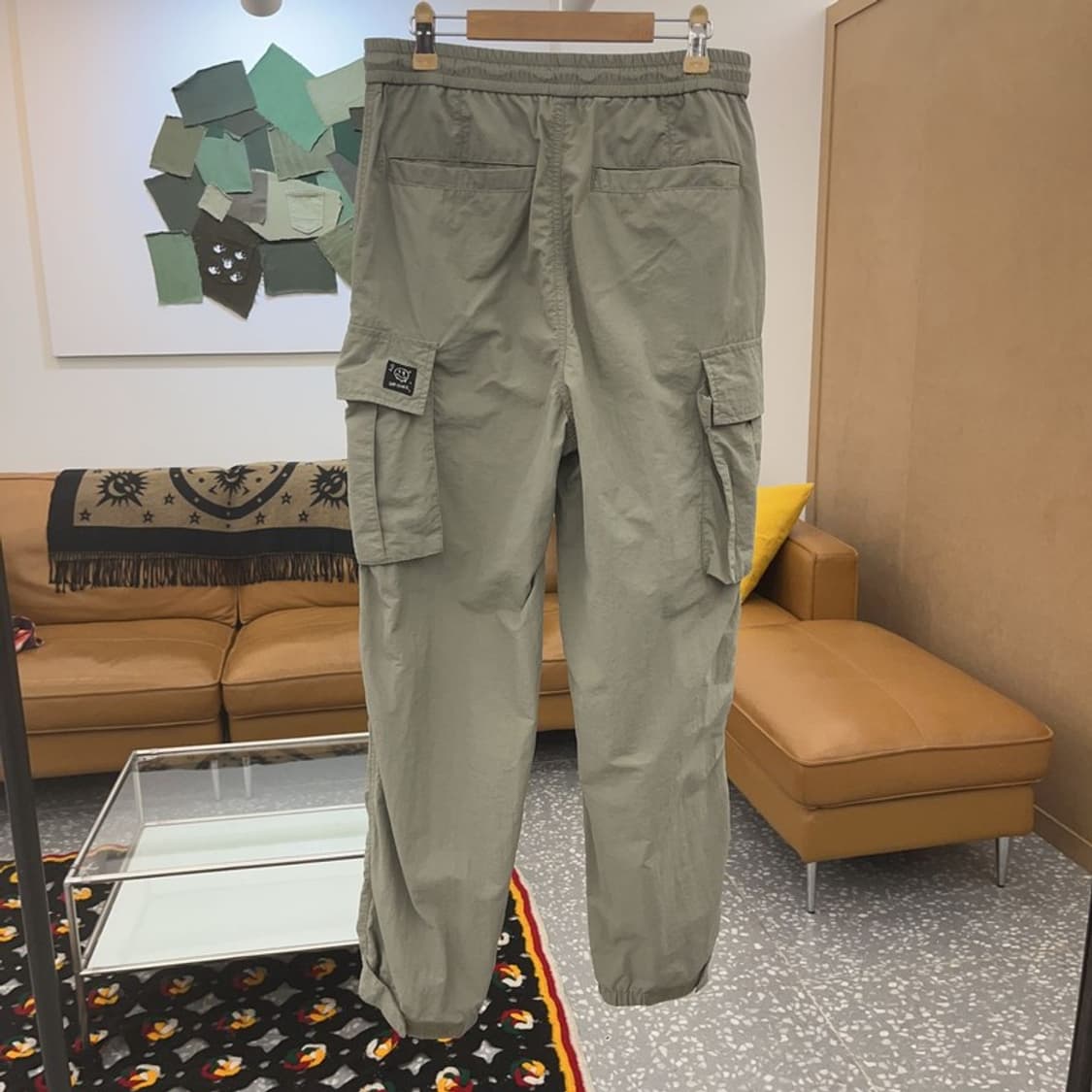 새드스마일 스트릿 밀리터리 카키 카고팬츠 S C07147 상품이미지4