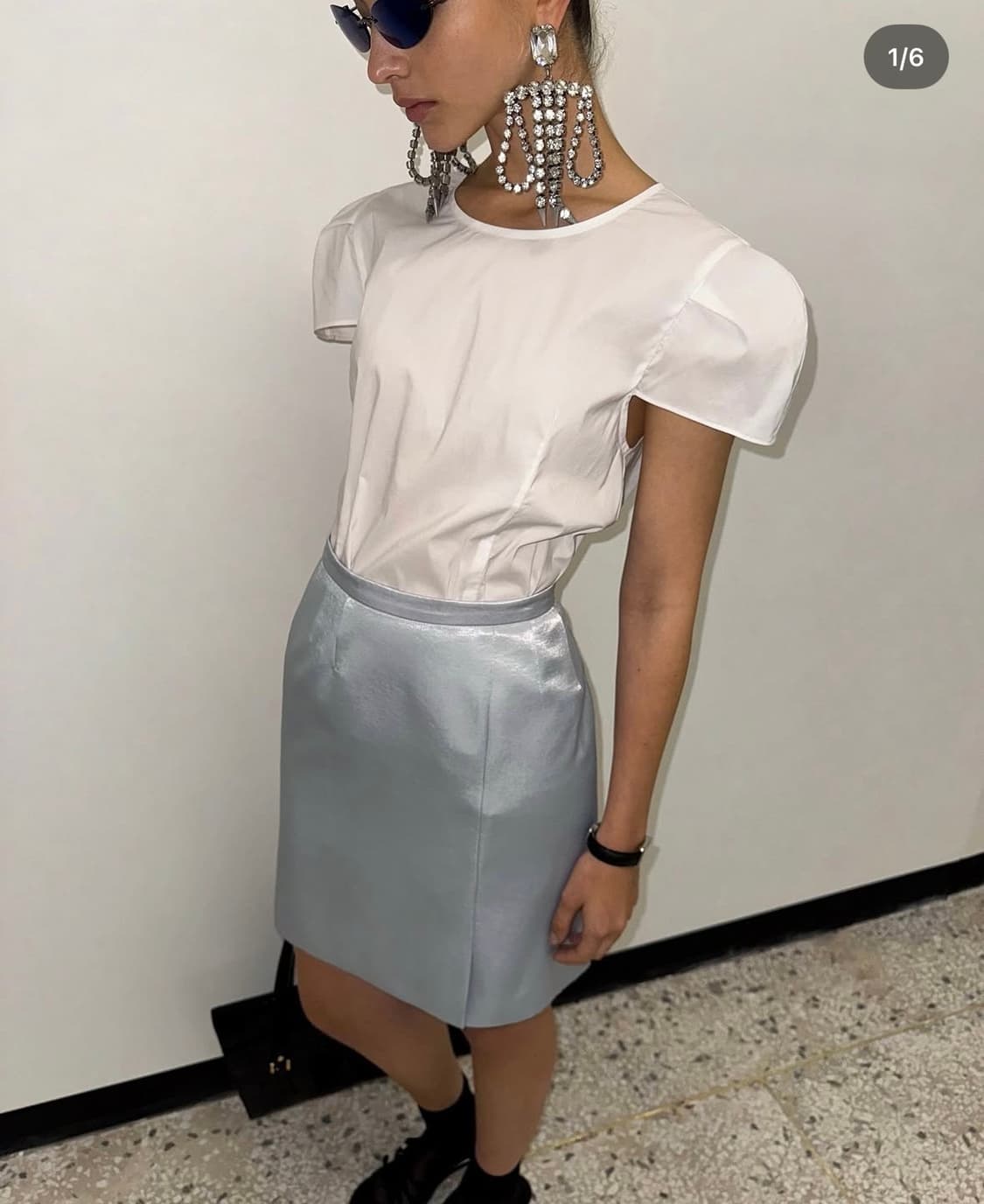 드래곤블루스 디렉션 코튼 블라우스 상품이미지1