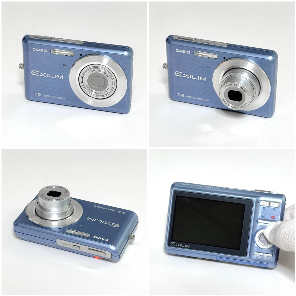 카시오 엑슬림 Z77 베이비블루 빈티지디카 상품이미지3