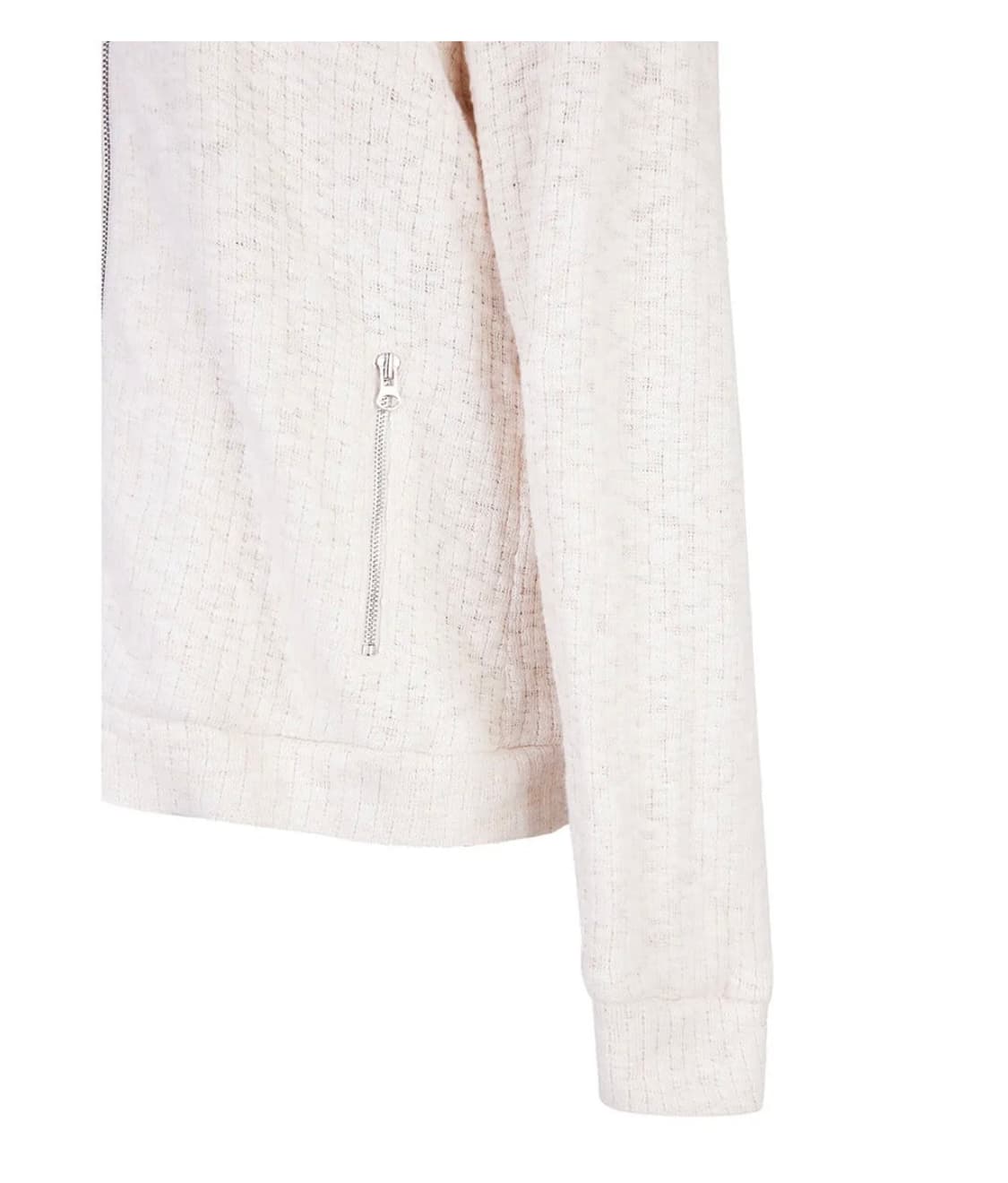 WAFFLE ZIPPER JACKET / IVORY 상품이미지2