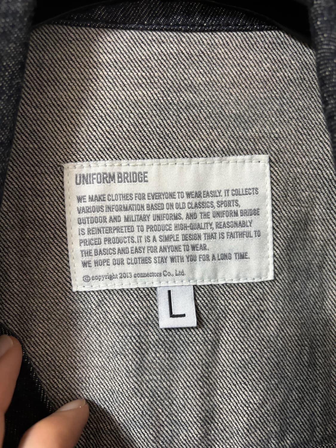 유니폼브릿지 타입1 데님트러커 자켓 상품이미지4