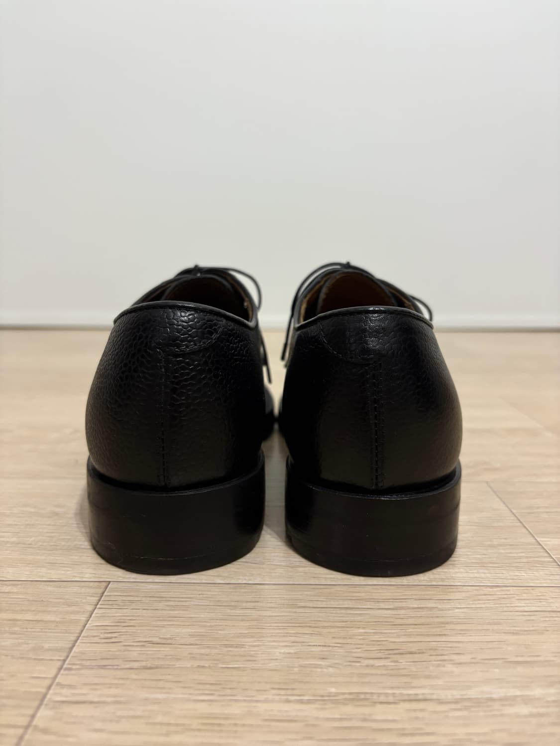 라프시몬스 raf simons/ 00년대 더비 슈즈 그레인레더 블랙/41 상품이미지3
