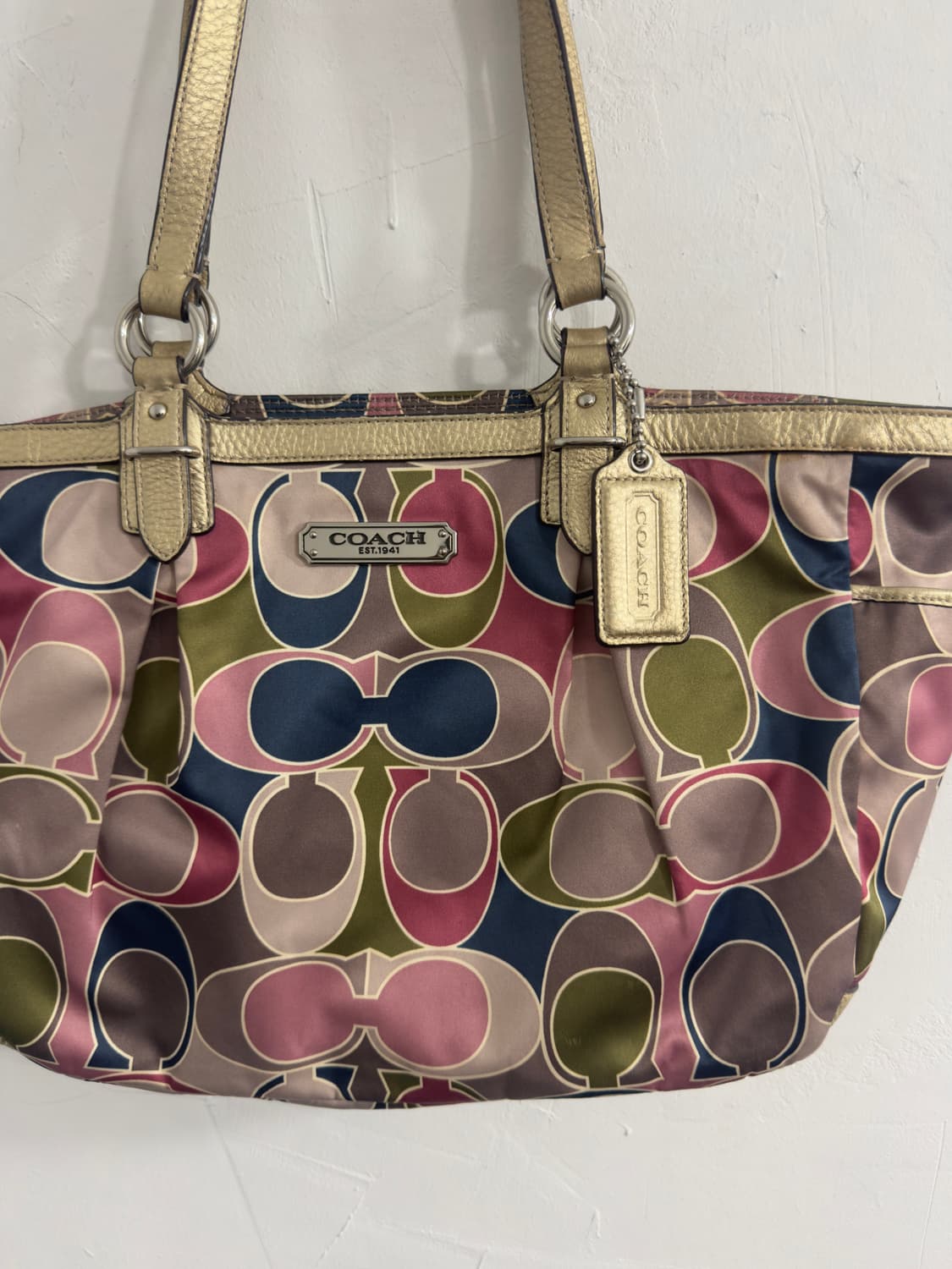 coach satin shoulderbag 상품이미지4