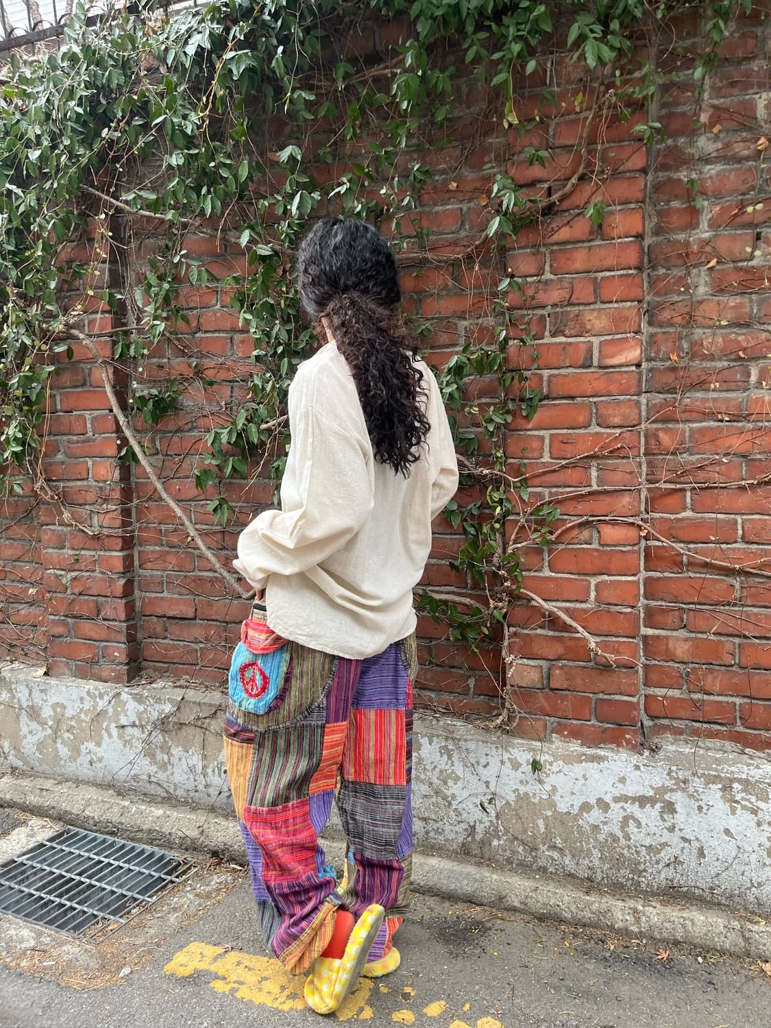 히피 패턴 패치워크 팬츠 상품이미지6