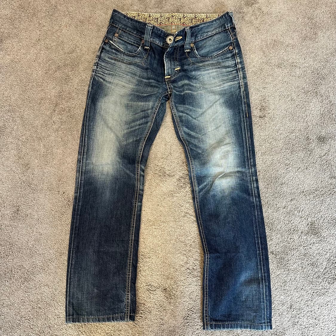 에드윈503 블루트립 에스닉 데님 팬츠(L) 상품이미지4