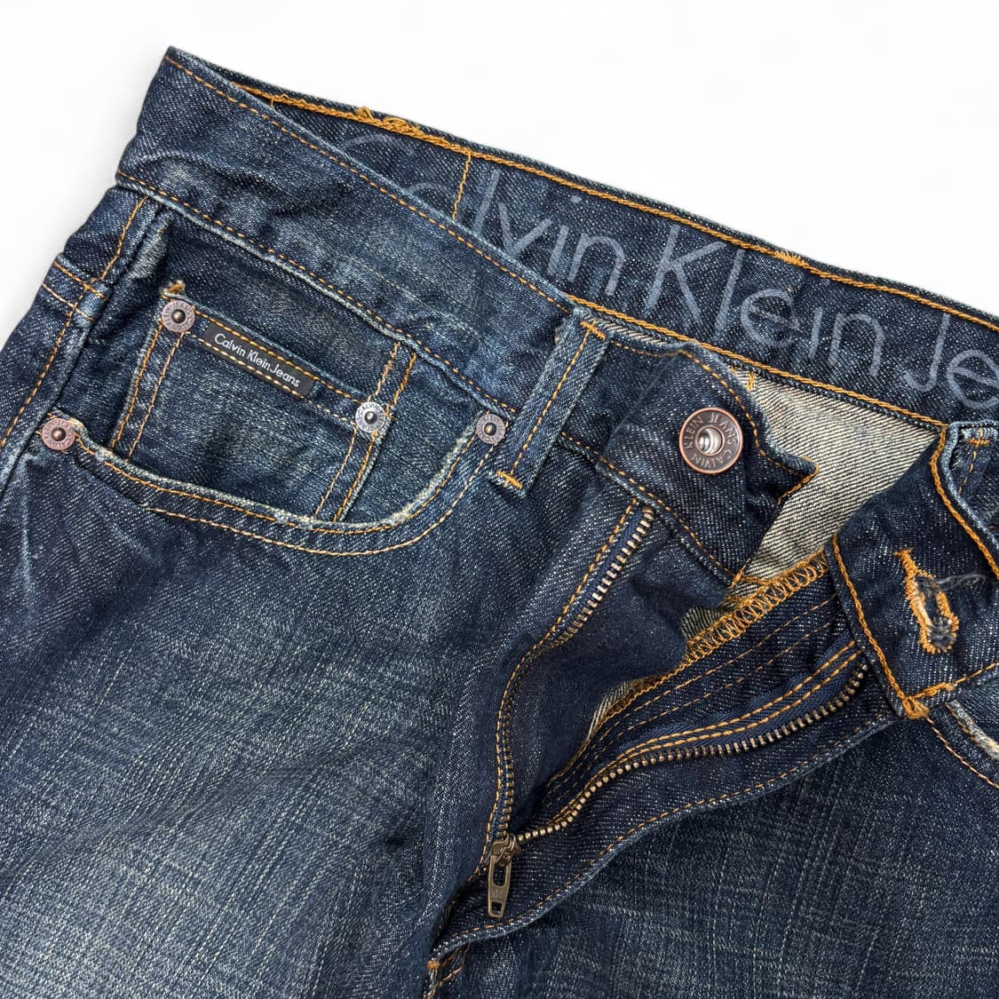 00's 캘빈클라인 부츠컷 데님 팬츠 상품이미지4