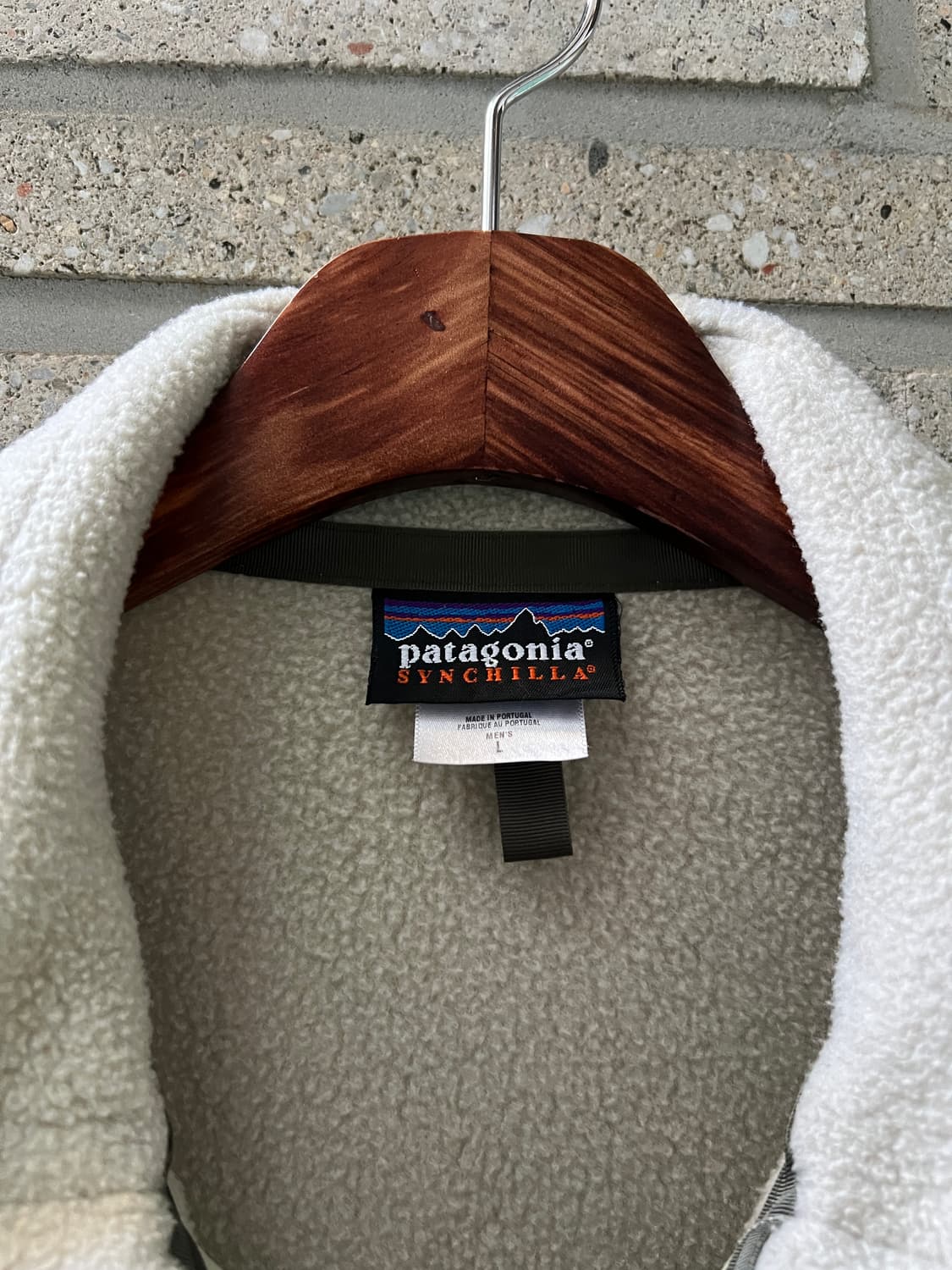 [L]00's 파타고니아 신칠라 화이트 플리스 자켓 상품이미지2