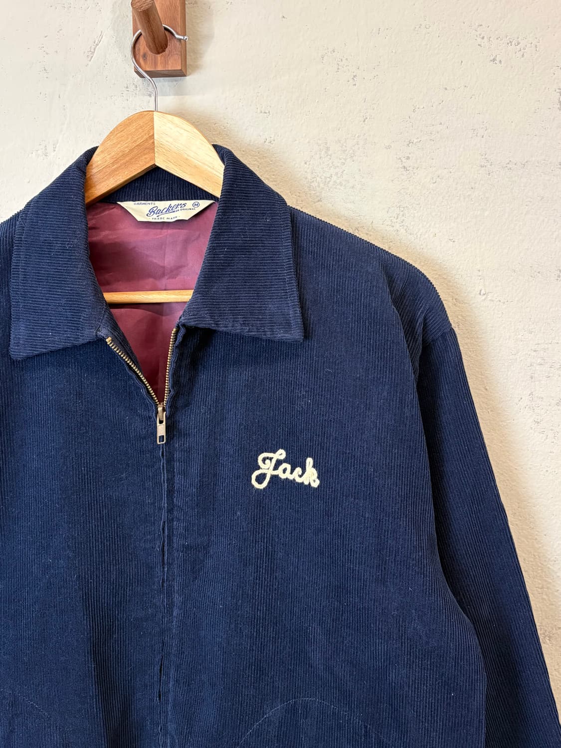 Backers 체인스티치 코듀로이 블루종 자켓 상품이미지4