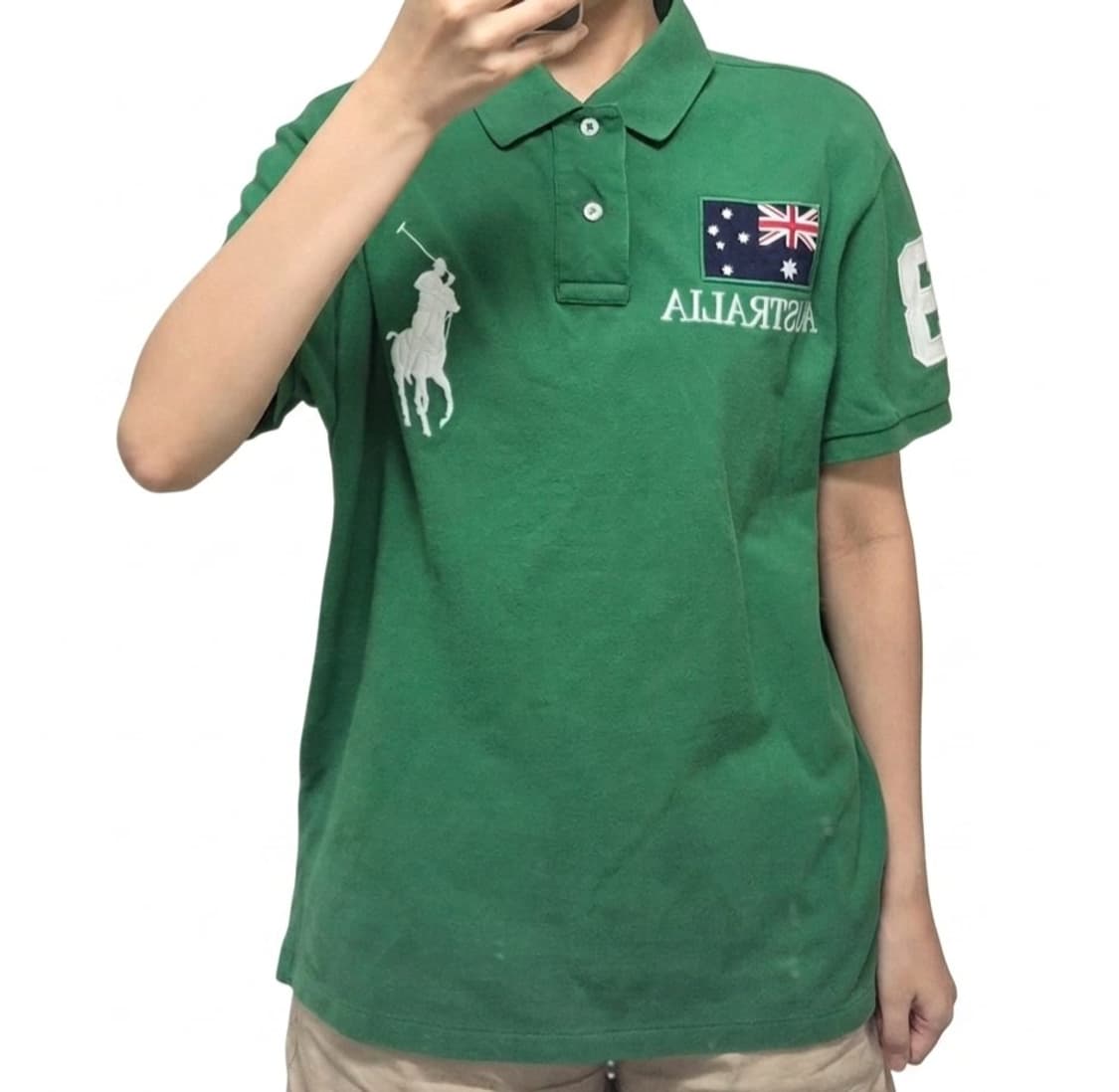 대장급 희귀]💚폴로 랄프로렌 빅포니 반팔카라 티셔츠/치프키프 AUS호주 상품이미지2