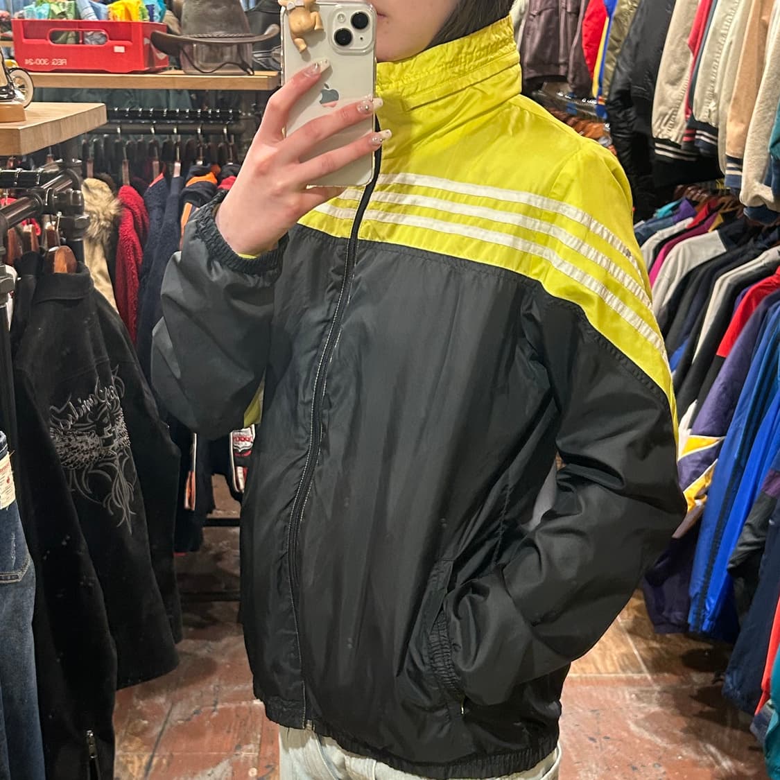 [HI] 이디다스 바람막이 옐로우&블랙 상품이미지4