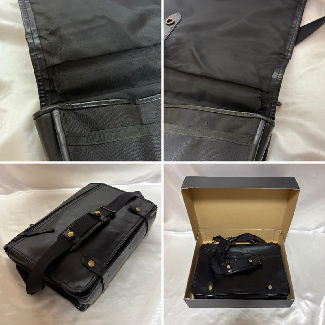 요시다 포터 LUGGAGE LABEL 소가죽 크로스백 상품이미지7