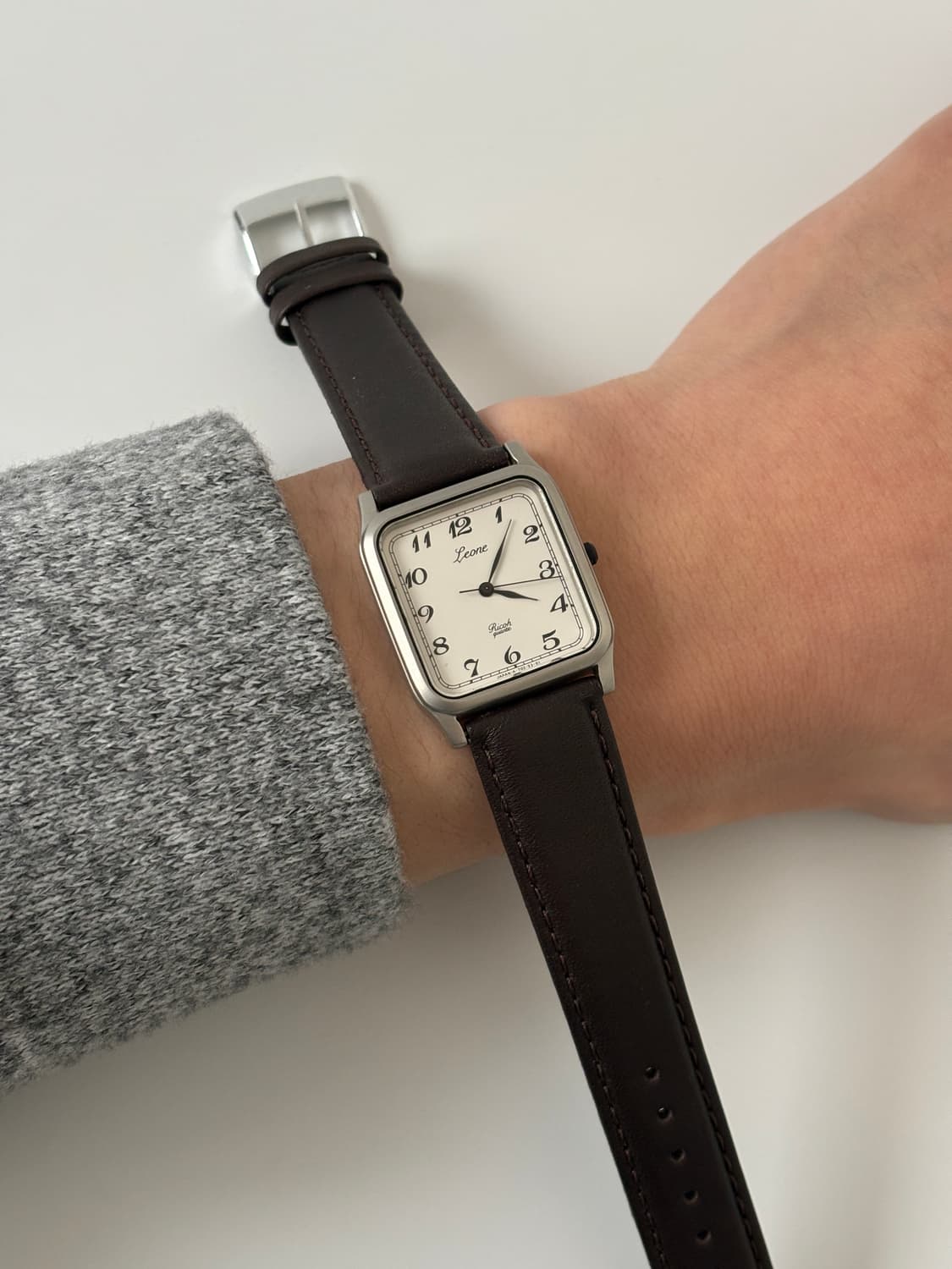 1980s Leone Arabic Index Tank Quartz 상품이미지8