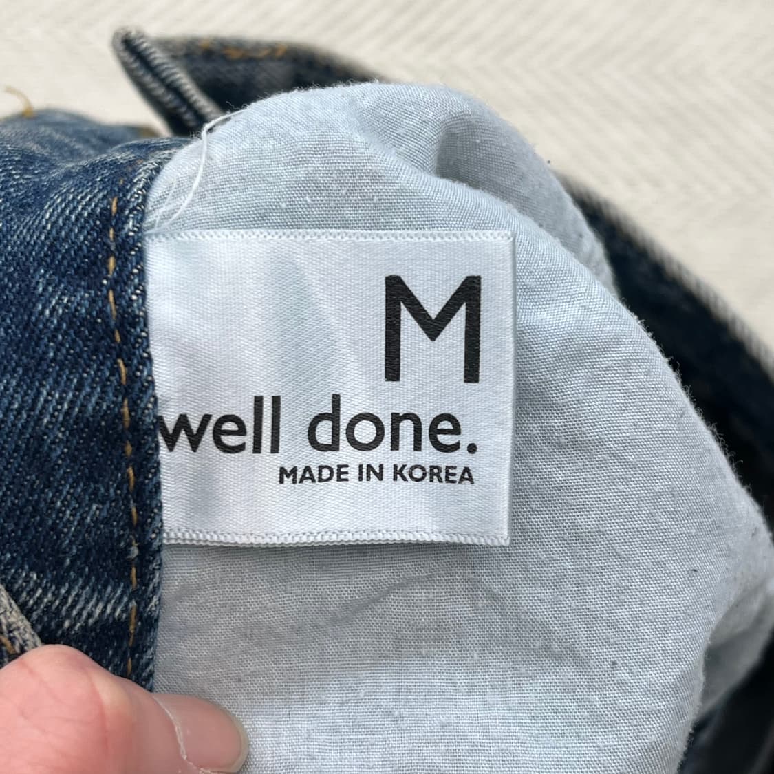 웰던x메종미네드 데님팬츠 r2206 상품이미지7
