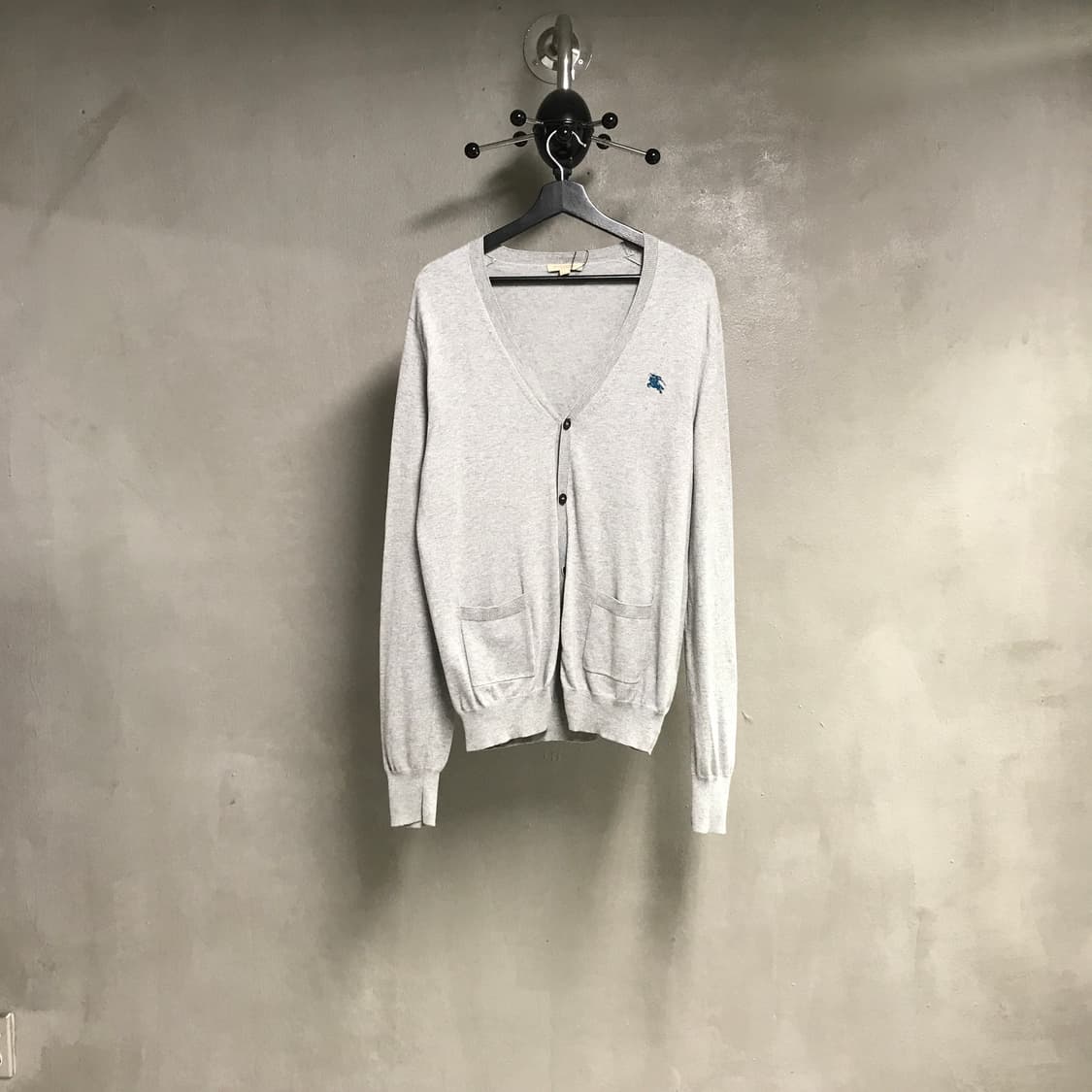 버버리 브릿 가디건 그레이 L 상품이미지1