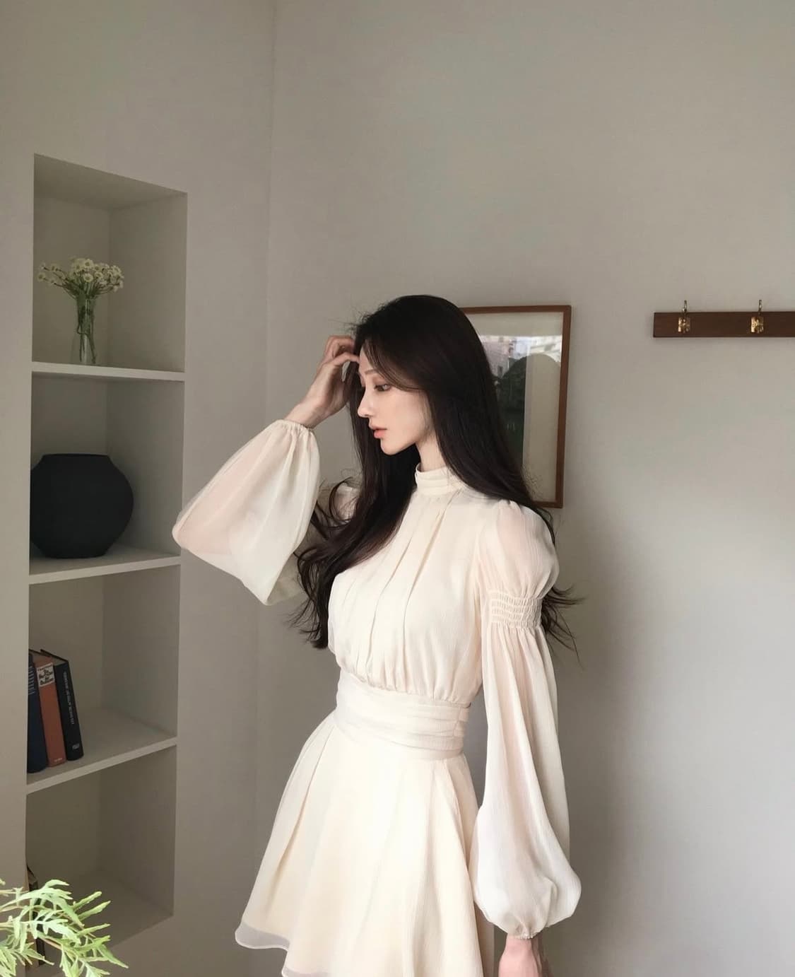 라벨르블랑 플루 셔링 투피스 블라우스 + 스커트 세트 원피스 상품이미지1