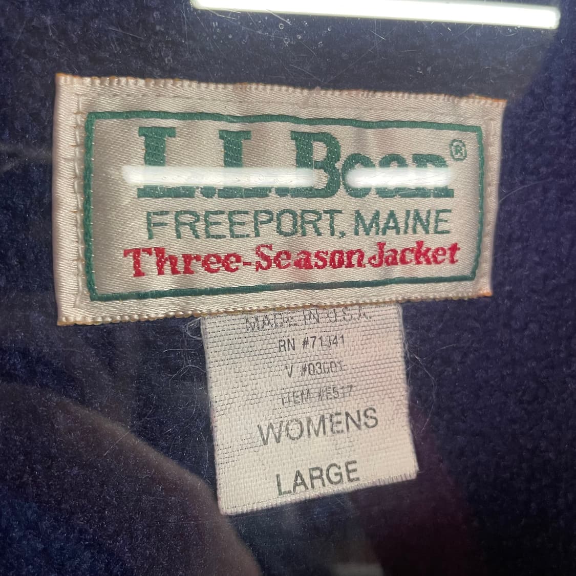 90s 엘엘빈 나일론 웜업자켓 상품이미지10