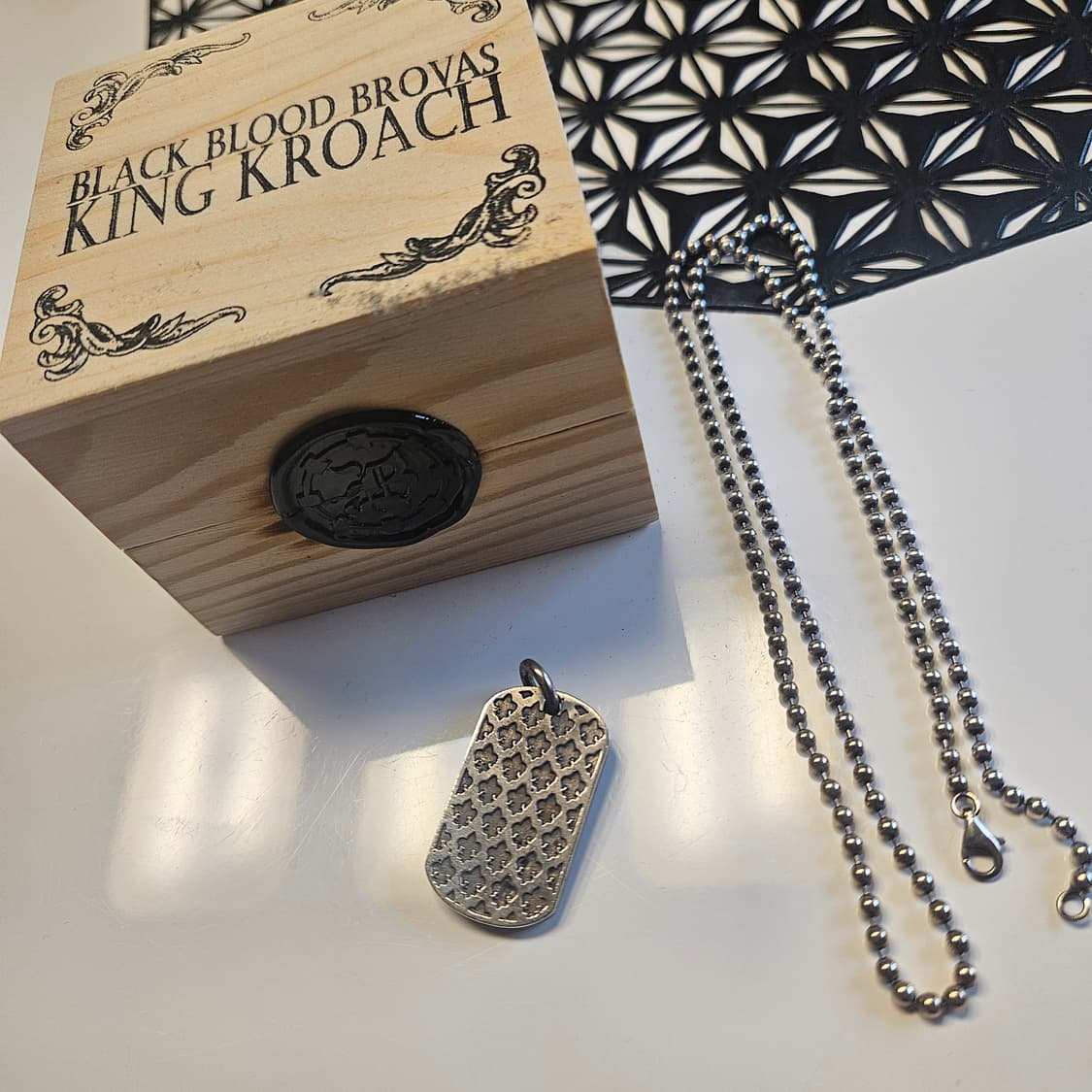 킹크로치 도그택 골드실버 풀박 볼체인 포함 상품이미지2