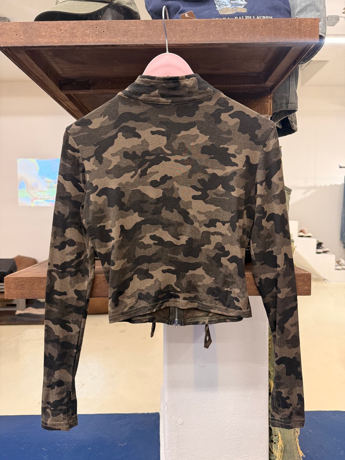 Military 밀리터리 Y2K 카모 집업 상품이미지4