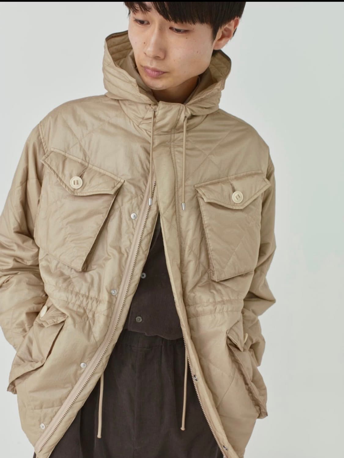 [4] 오라리 / 22AW 퀼티드 나일론 필드 블루종 (퀼팅 블루종) 상품이미지8