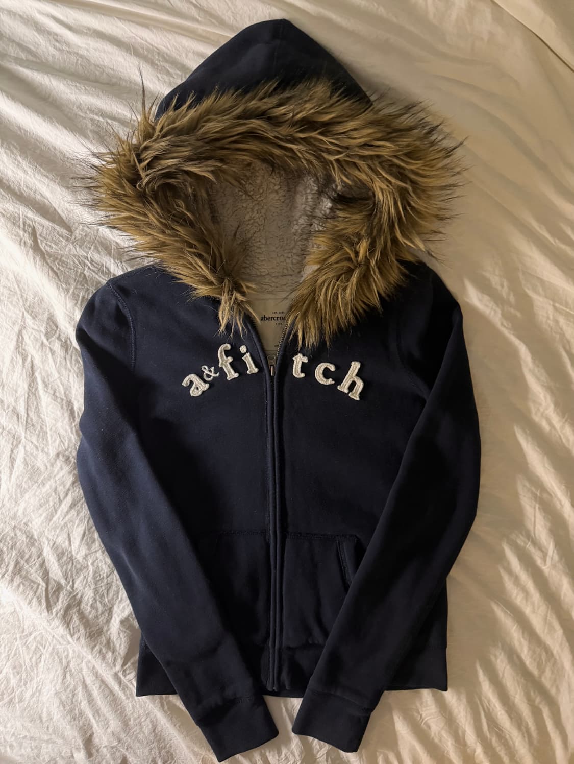 아베크롬비 울프죠 후드집업 네이비 상품이미지2