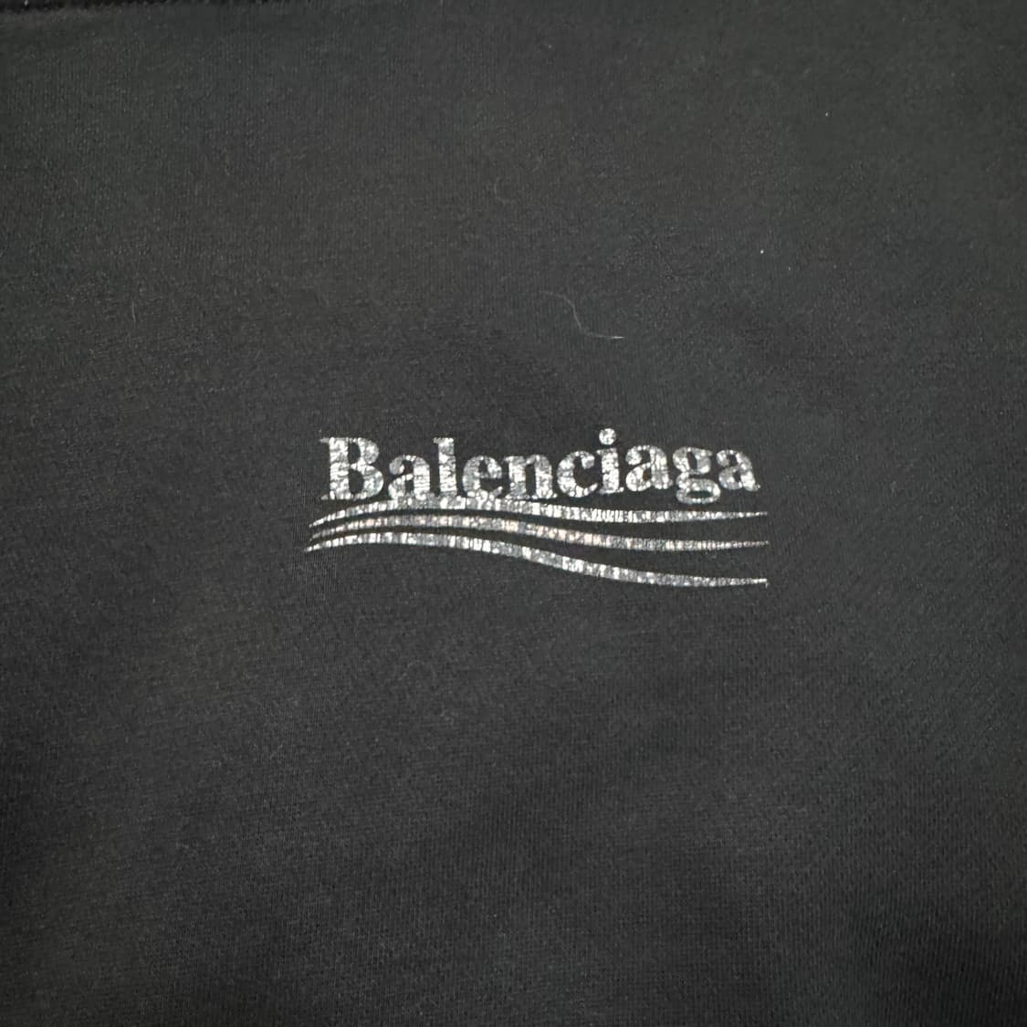 발렌시아가 웨이브로고 후드티 상품이미지4