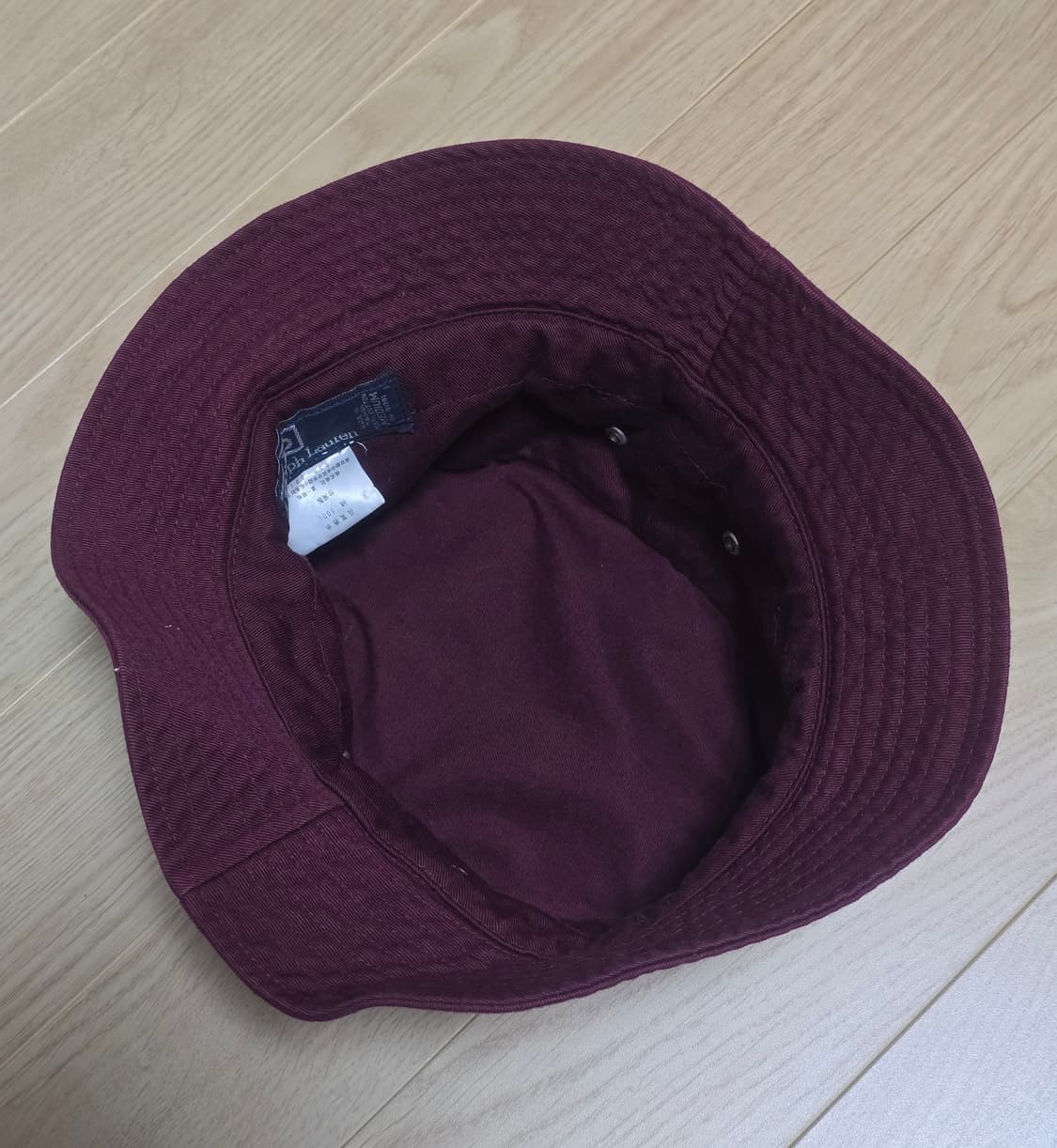 폴로랄프로렌 스몰 포니 버킷햇 버건디 M 상품이미지4