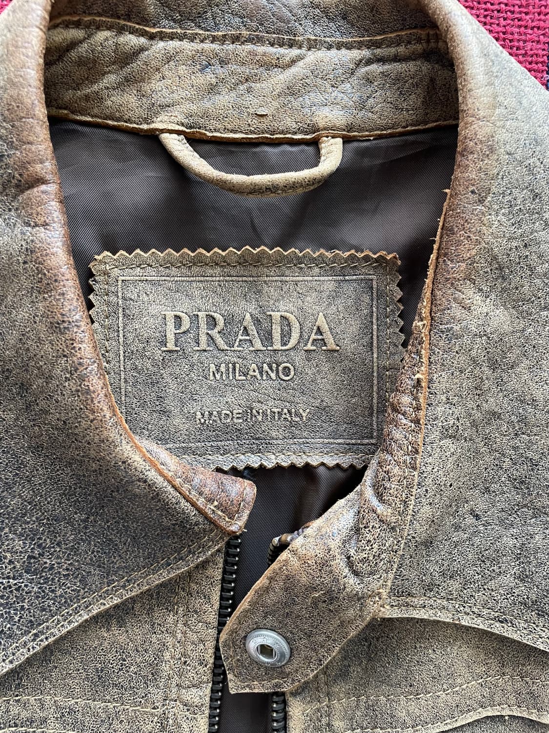 프라다 레더자켓 105사이즈 상품이미지1