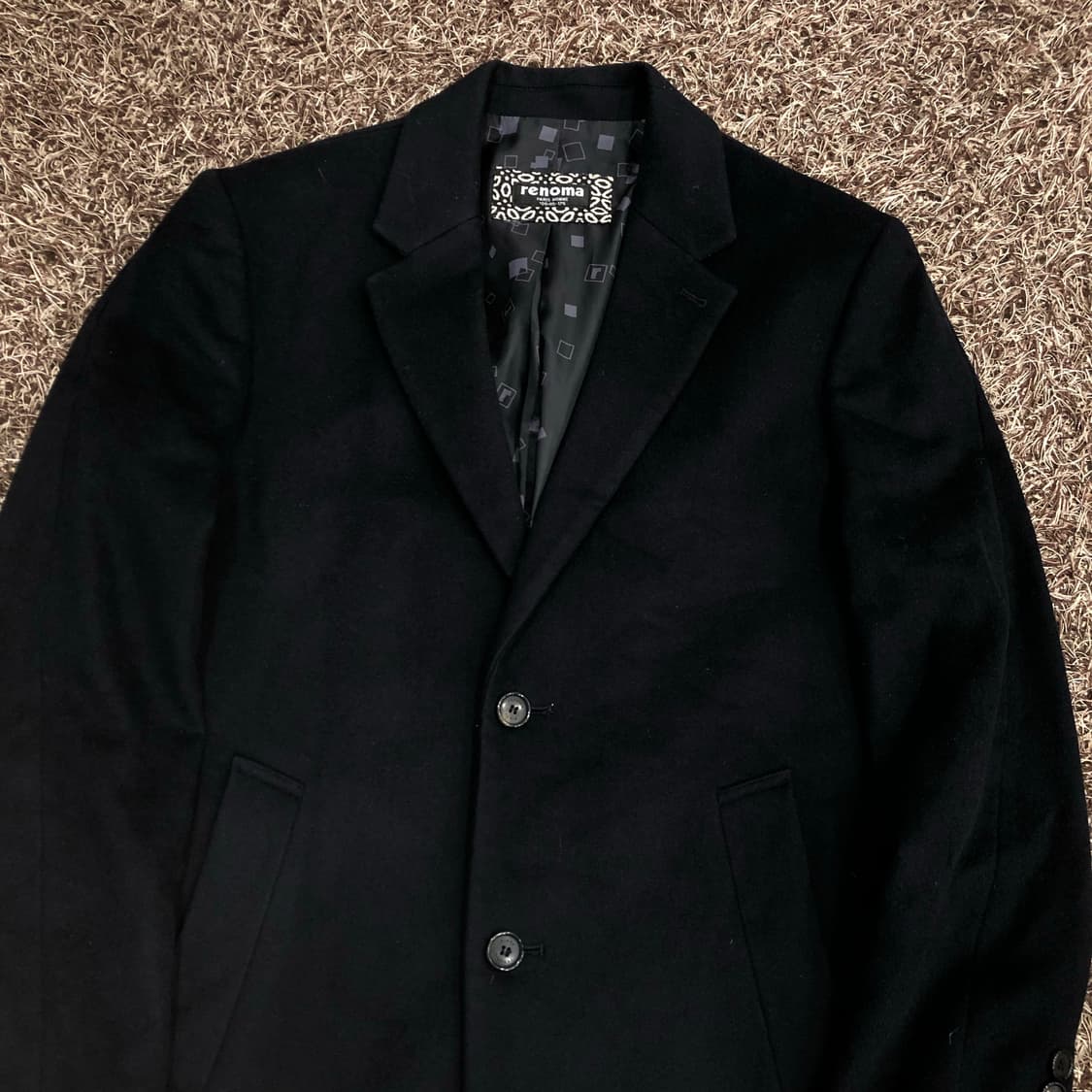 레노마 캐시미어 울 코트 상품이미지2