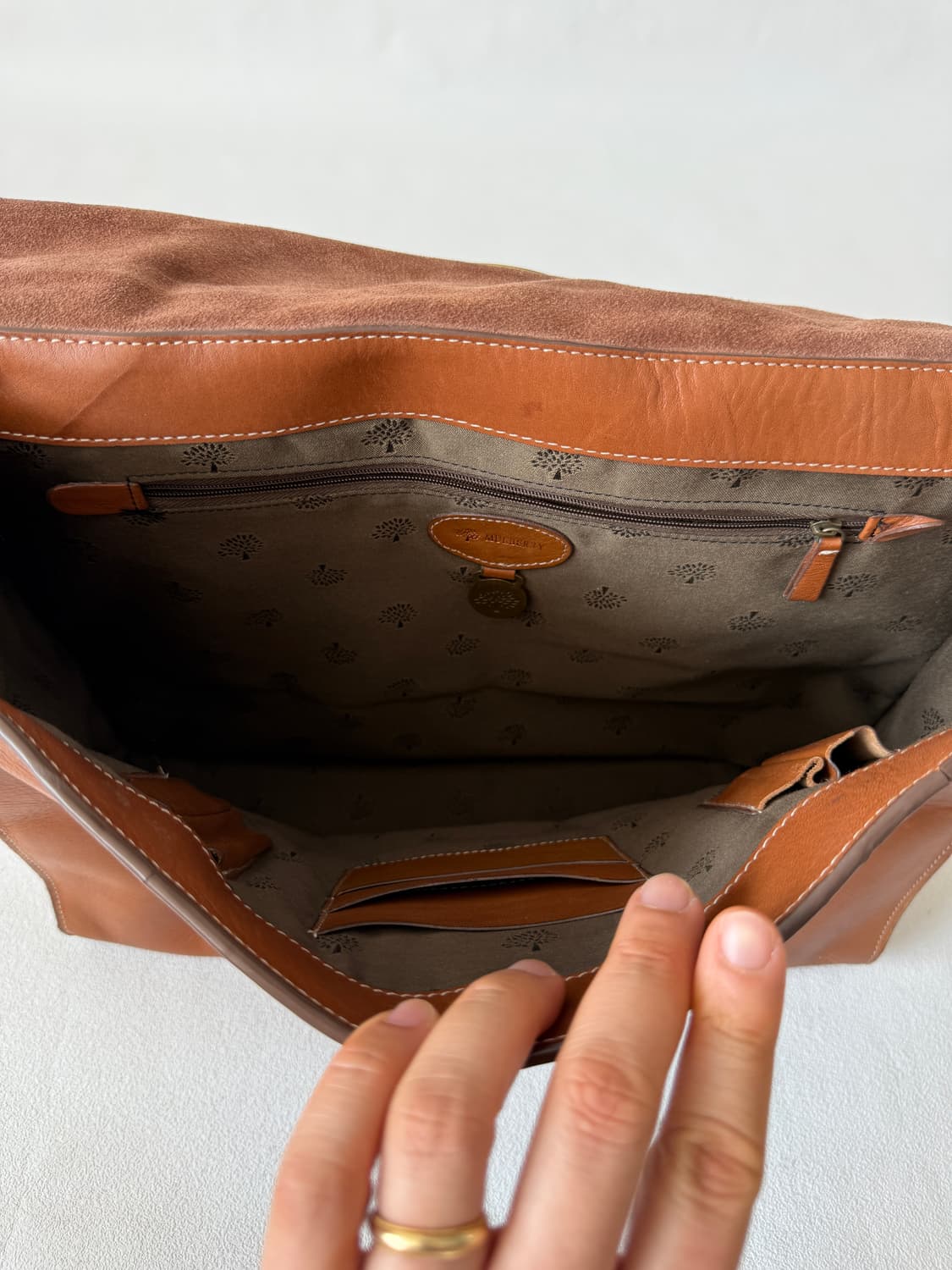 멀버리(Mulberry) 레더 사첼 브리케이스백(ENGLAND) 상품이미지10