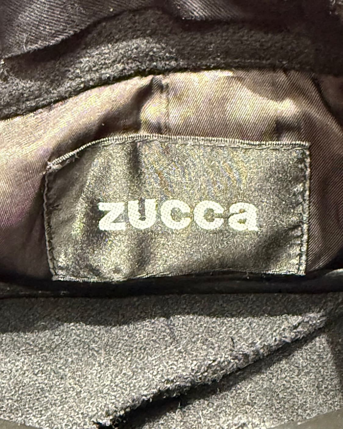 주카 블랙 더블 브레스티드 울 후드 코트 상품이미지8