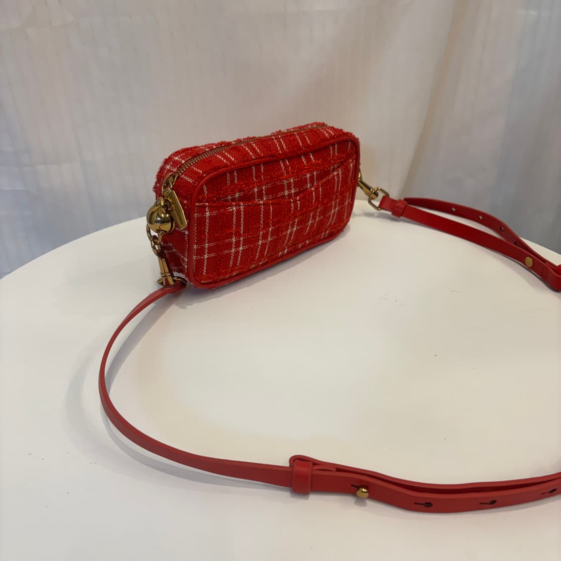 정품 찰스앤키스 트위드 크로스백     상품이미지3