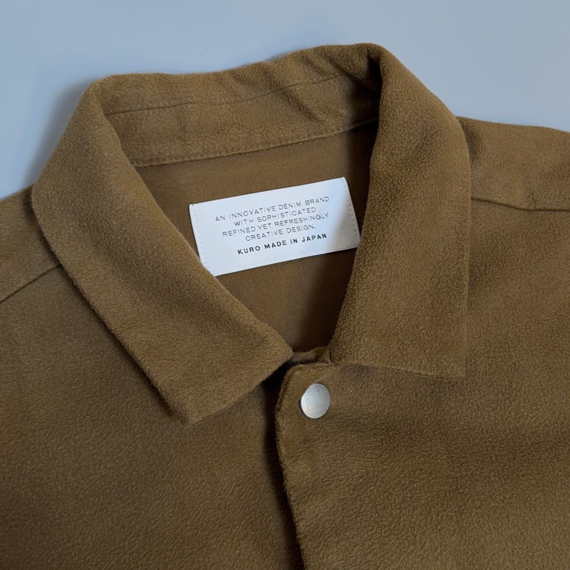 Kuro 일본 코튼 스웨이드 자켓 상품이미지5