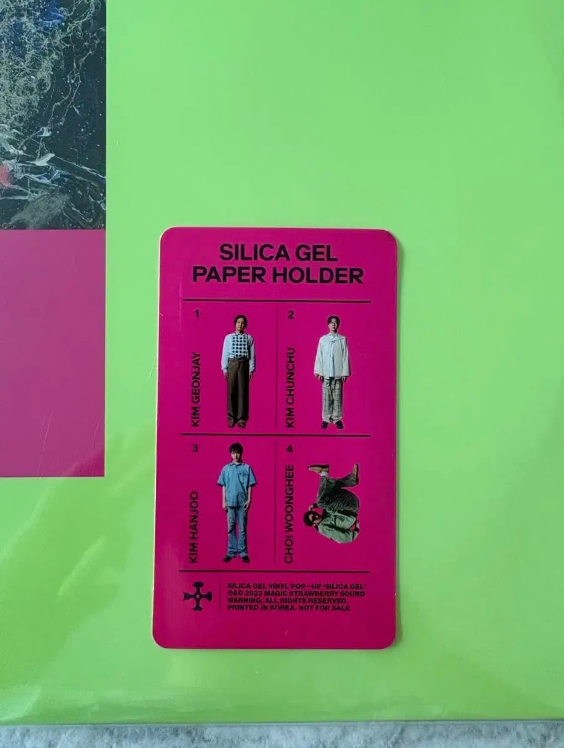 실리카겔 한정판 컬러반 1집 Lp+ 포토카드 상품이미지7