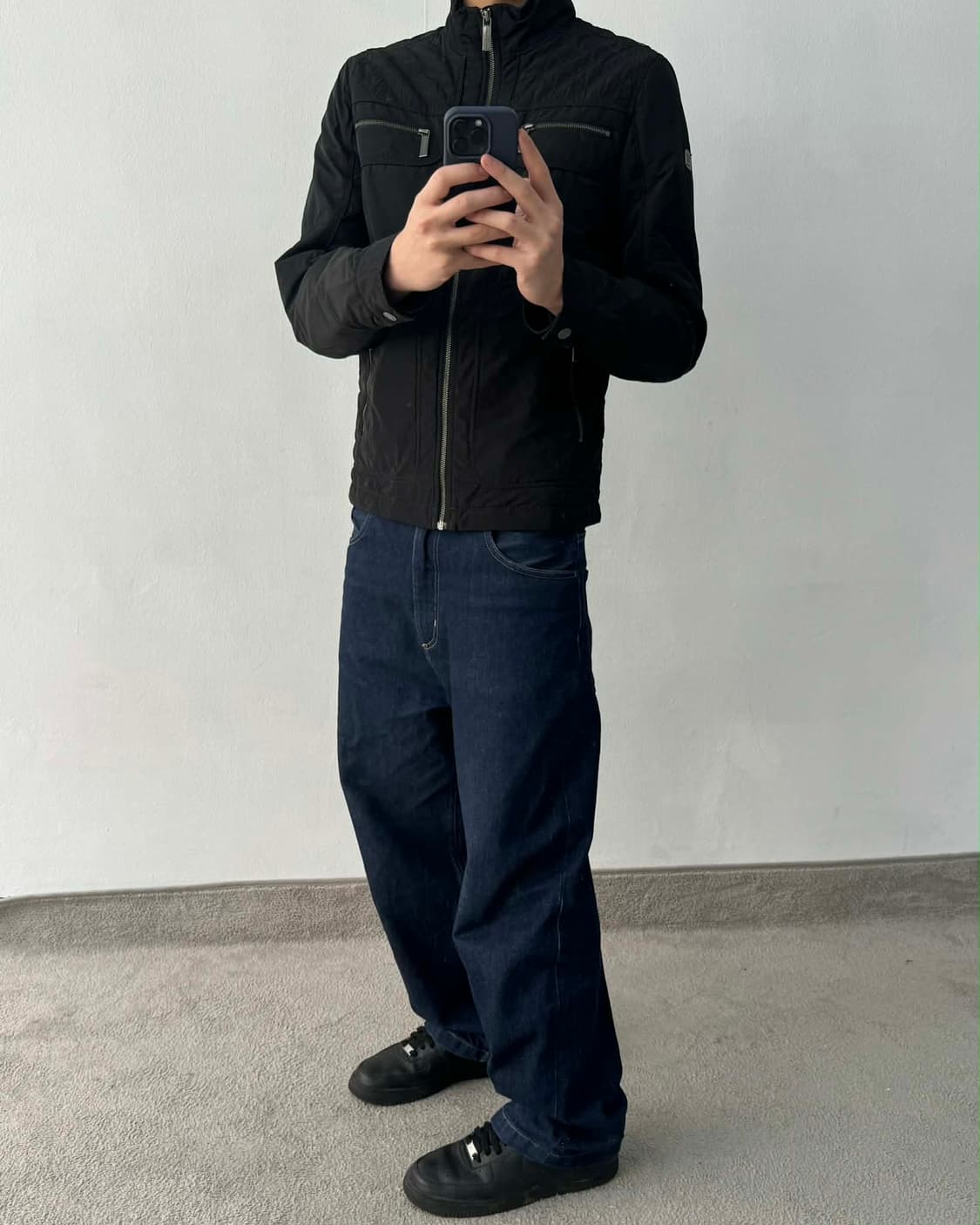 [M] 캘빈클라인 진스 멀티포켓 00s 퀄티드 집업 자켓 상품이미지4