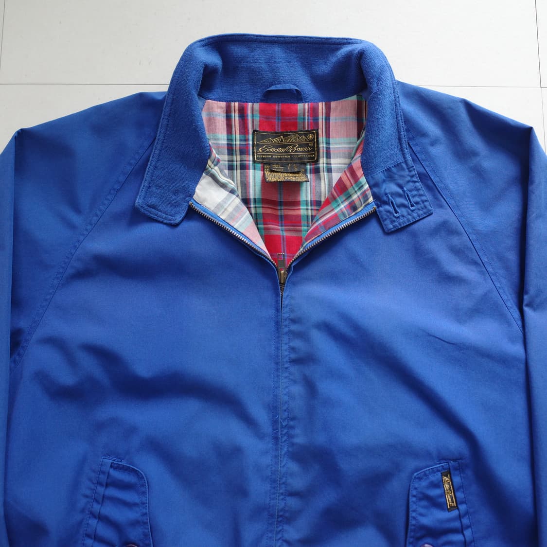 90s 에디바우어 빈티지 65/35 해링턴 자켓 블루 (105) 상품이미지2