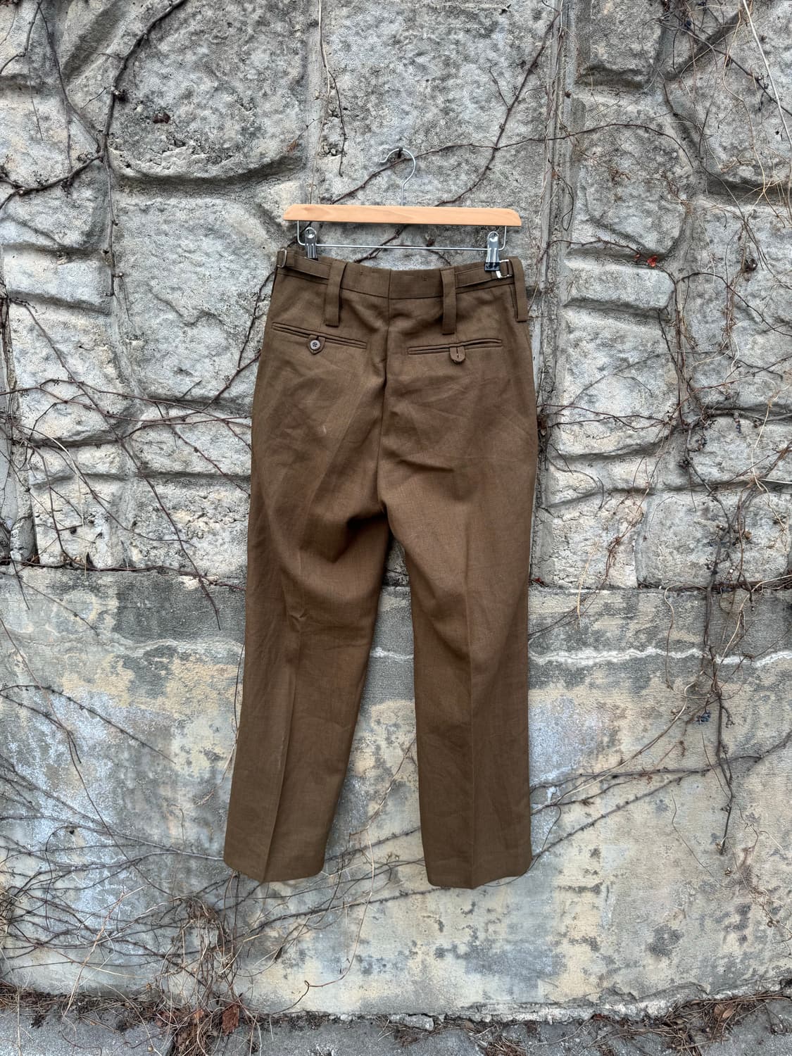 영국군 오리지널 배럭 드레스 트라우져 팬츠 브라운 30 상품이미지2