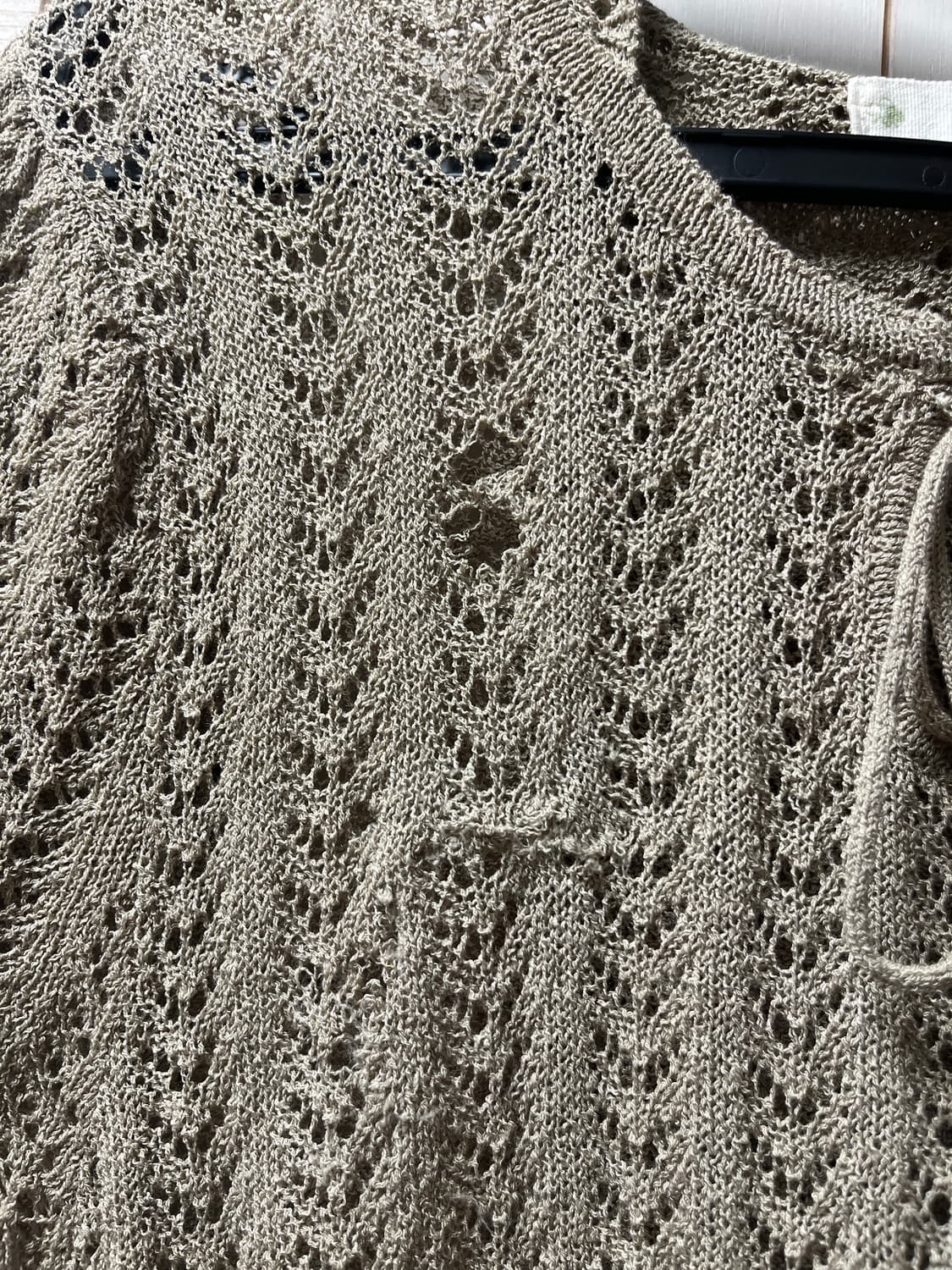 모리걸 반팔니트 하구미 그물반팔니트 상품이미지3