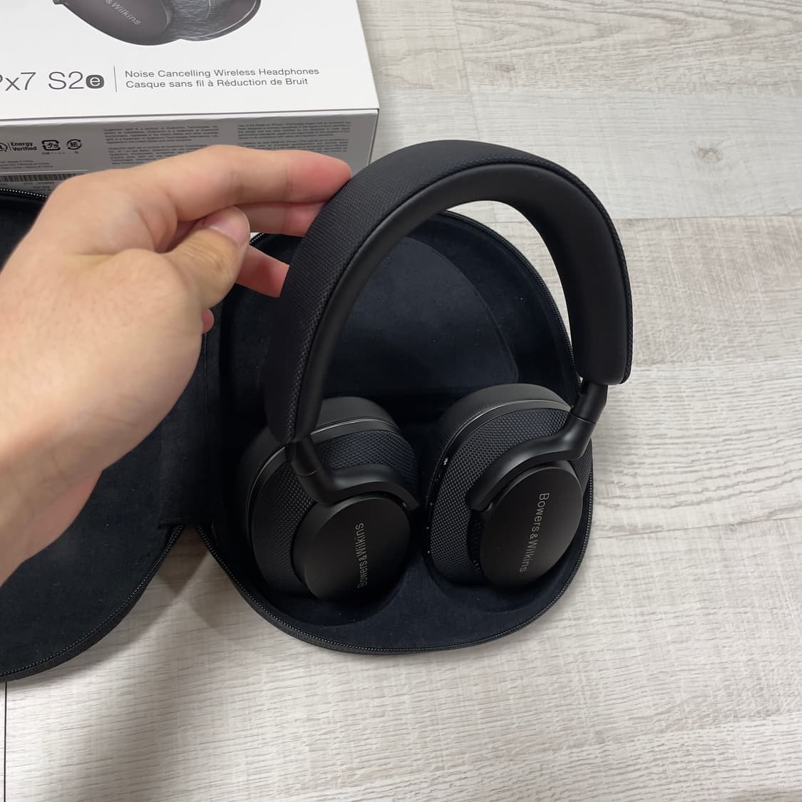 Bowers&Wilkins Px7 S2e 블랙 헤드폰 바워스앤윌킨스 상품이미지3