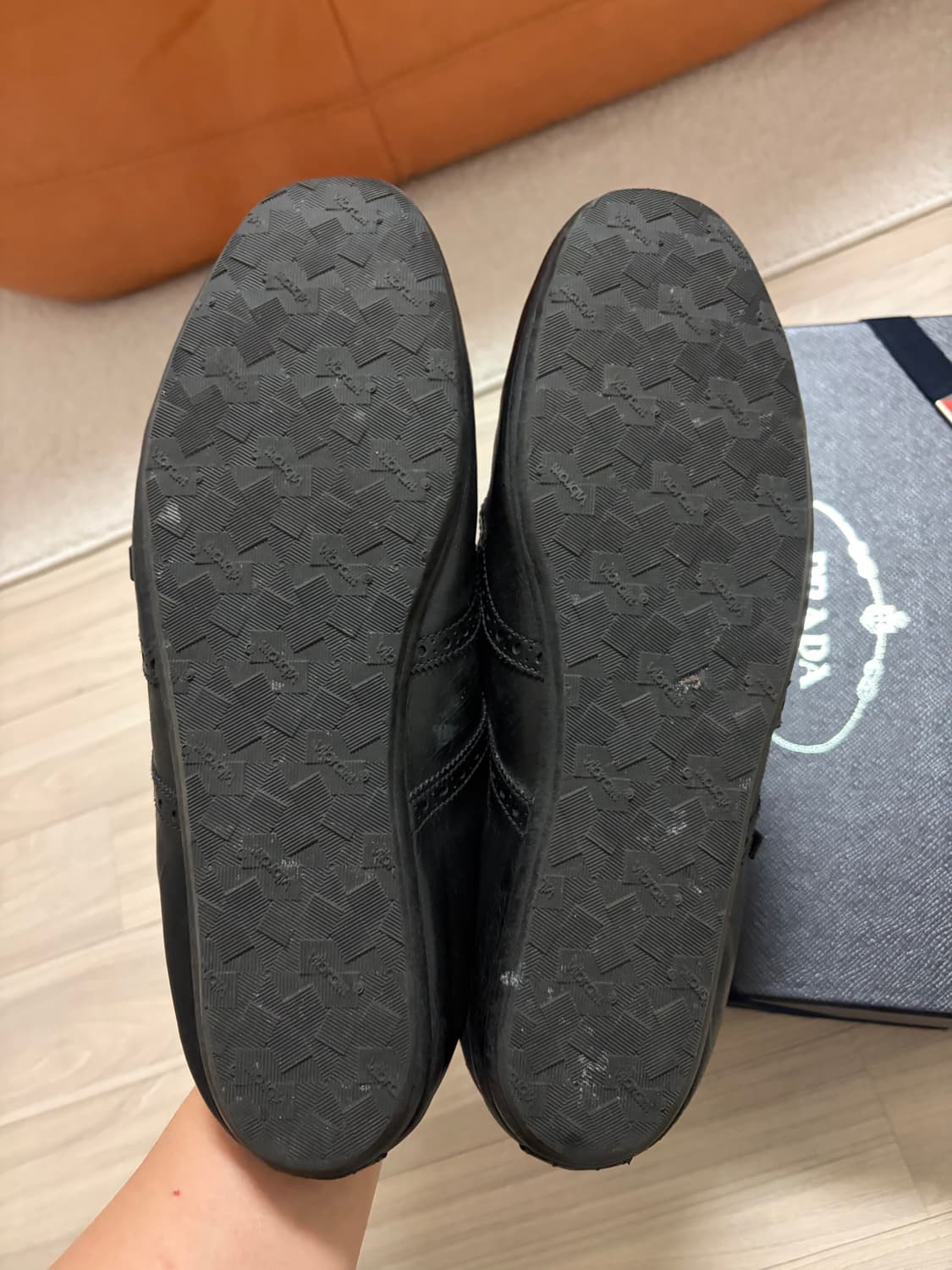 [10] prada 프라다 더블몽크 스트랩 슈즈 블랙 상품이미지5