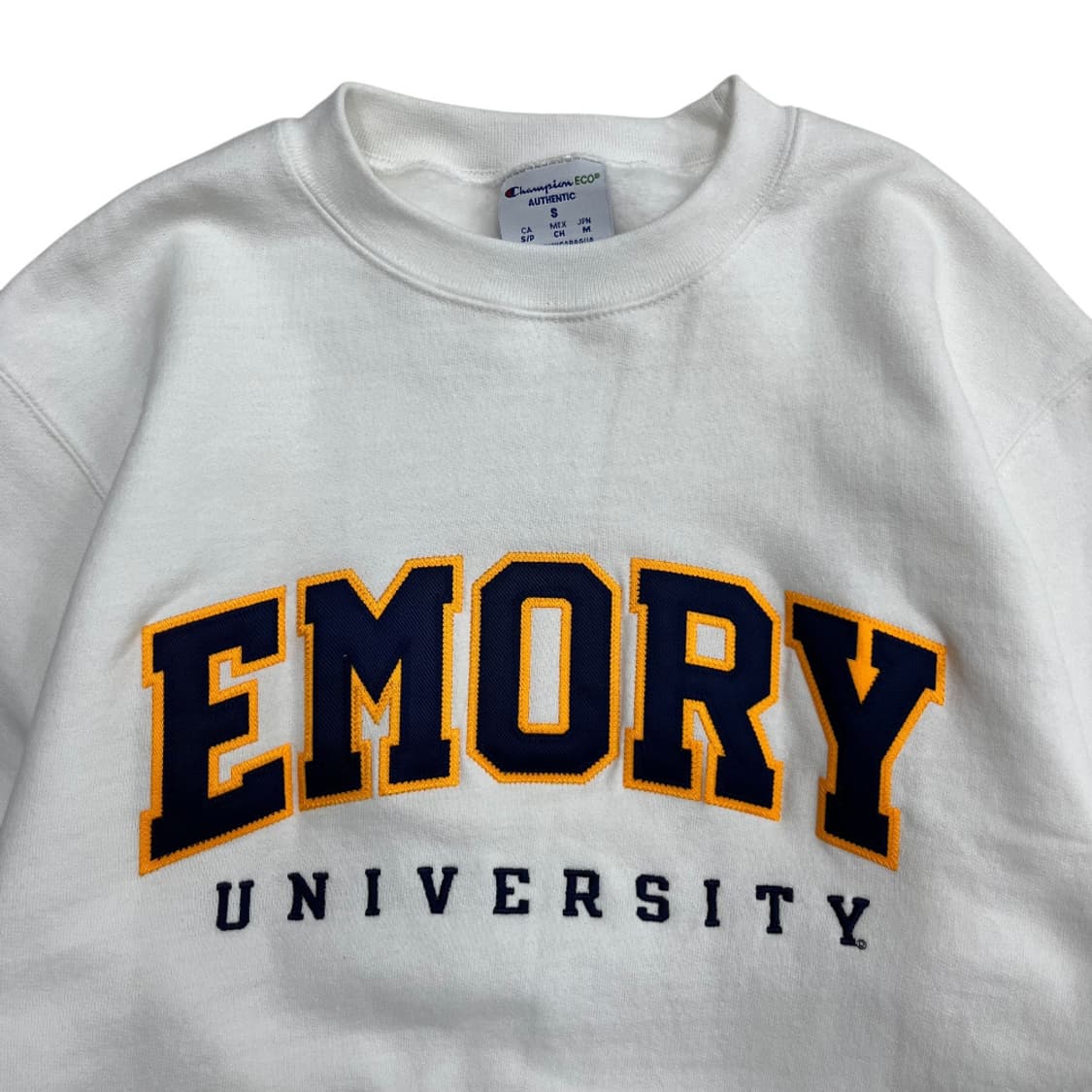 챔피온 센터로고 화이트 맨투맨 S 상품이미지4