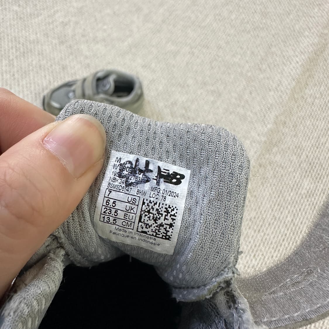 135 뉴발란스 990 키즈 운동화 0331D 상품이미지7