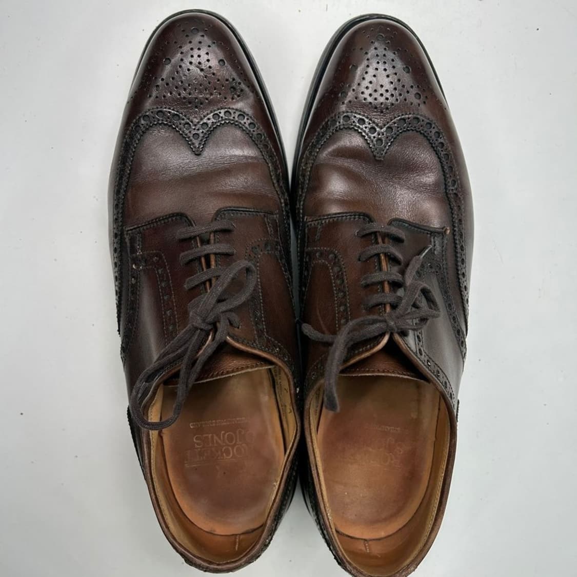 크로켓 앤 존스 스완지 윙팁 풀로그 슈즈 7E 상품이미지5