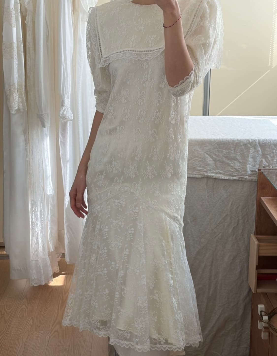Gunne Sax 빈티지 레이스 드레스 상품이미지3