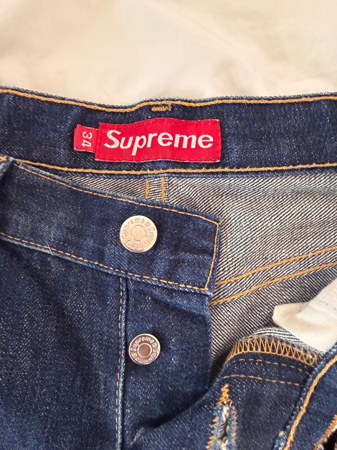 34] SURPEME 슈프림 데님 팬츠  상품이미지3