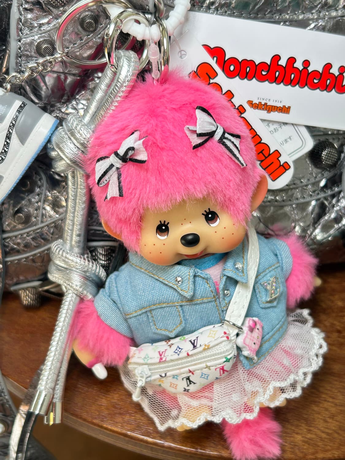 (100)정품몬치치 커스텀키링 💖🐒펑키무드 상품이미지7