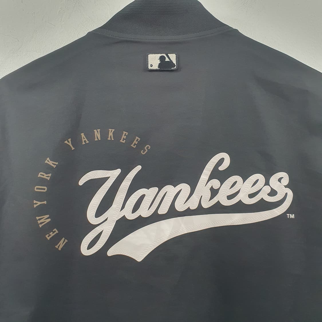 XL MLB 남성 블랙 간절기 뉴욕 양키스 바람막이 자켓 상품이미지8