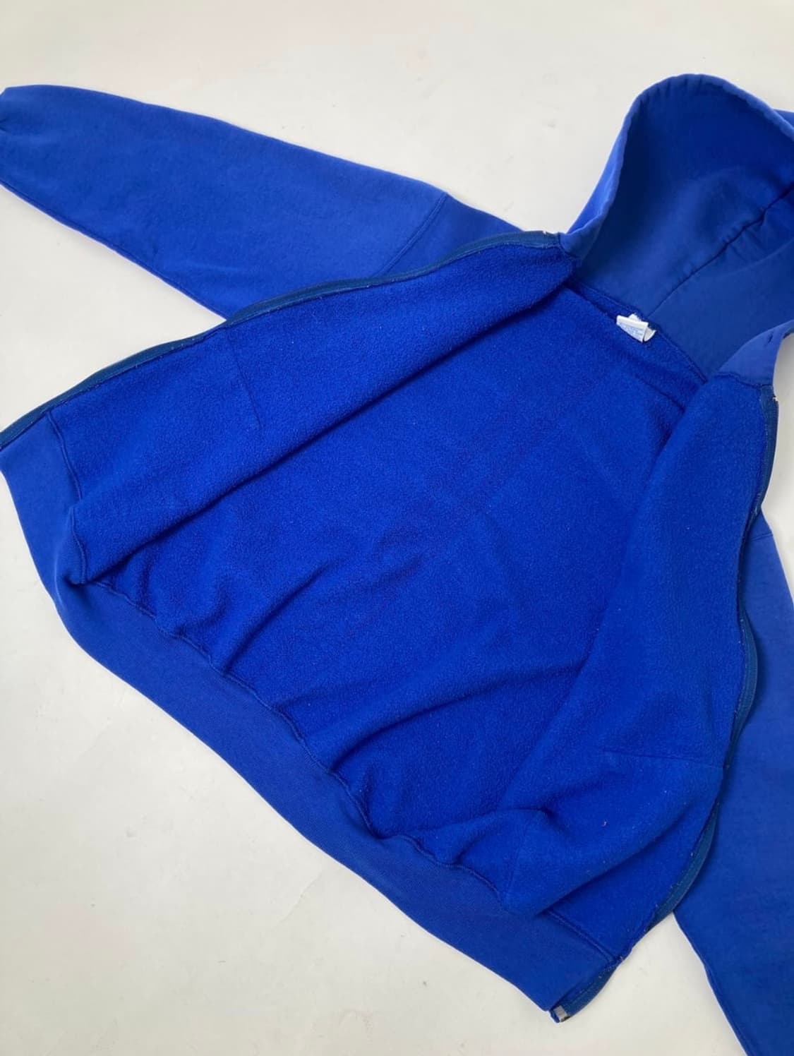 90s Russell Zip Up Hoodie (blue) 상품이미지4